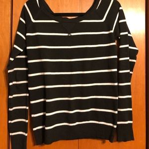 Long sleeve stripe sweater